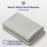 American Soft Linen Wholesale 100% Cotton Sateen Pillowcase Set (2 Pack) – Hotel Quality Bulk Supply