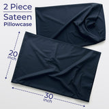 American Soft Linen Wholesale 100% Cotton Sateen Pillowcase Set (2 Pack) – Hotel Quality Bulk Supply