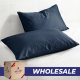 American Soft Linen Wholesale 100% Cotton Sateen Pillowcase Set (2 Pack) – Hotel Quality Bulk Supply