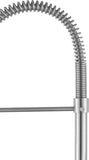 ANZZI Carriage Elegant Kitchen Faucet, Single Handle Control, High-Arc Spout (7.09" H), 1.8 GPM WaterSense Certified, Rhino Alloy Solid Brass, Various Finishes