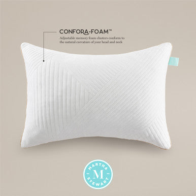 Martha Stewart Natural Essence with Tencel Shapeable Memory Foam Pillows