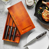 KRAMER by ZWILLING EUROLINE Damascus Collection 4-pc Steak Set