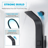 Aura Series 39 in. 2-Jetted Full Body Shower Panel System with Rainfall Showerhead and Spray Wand