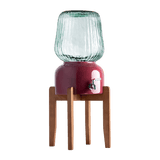 Arte Casa Ceramic Water Dispenser: Berry Wine