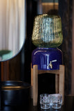 Arte Casa Ceramic Water Dispenser: Midnight Blue