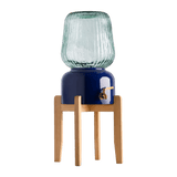 Arte Casa Ceramic Water Dispenser: Midnight Blue