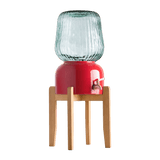 Arte Casa Ceramic Water Dispenser: Terracotta Red