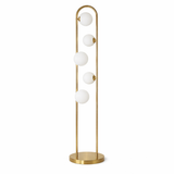Artema Floor Lamp with White Globe