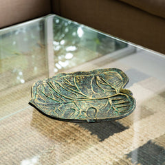 10” Leaf Shaped Decorative Accent