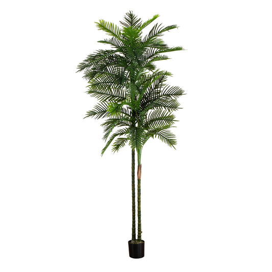 10’ UV Resistant Artificial Double Robellini Palm Tree (Indoor/Outdoor)