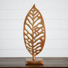 17" Copper Beech Decorative Accent