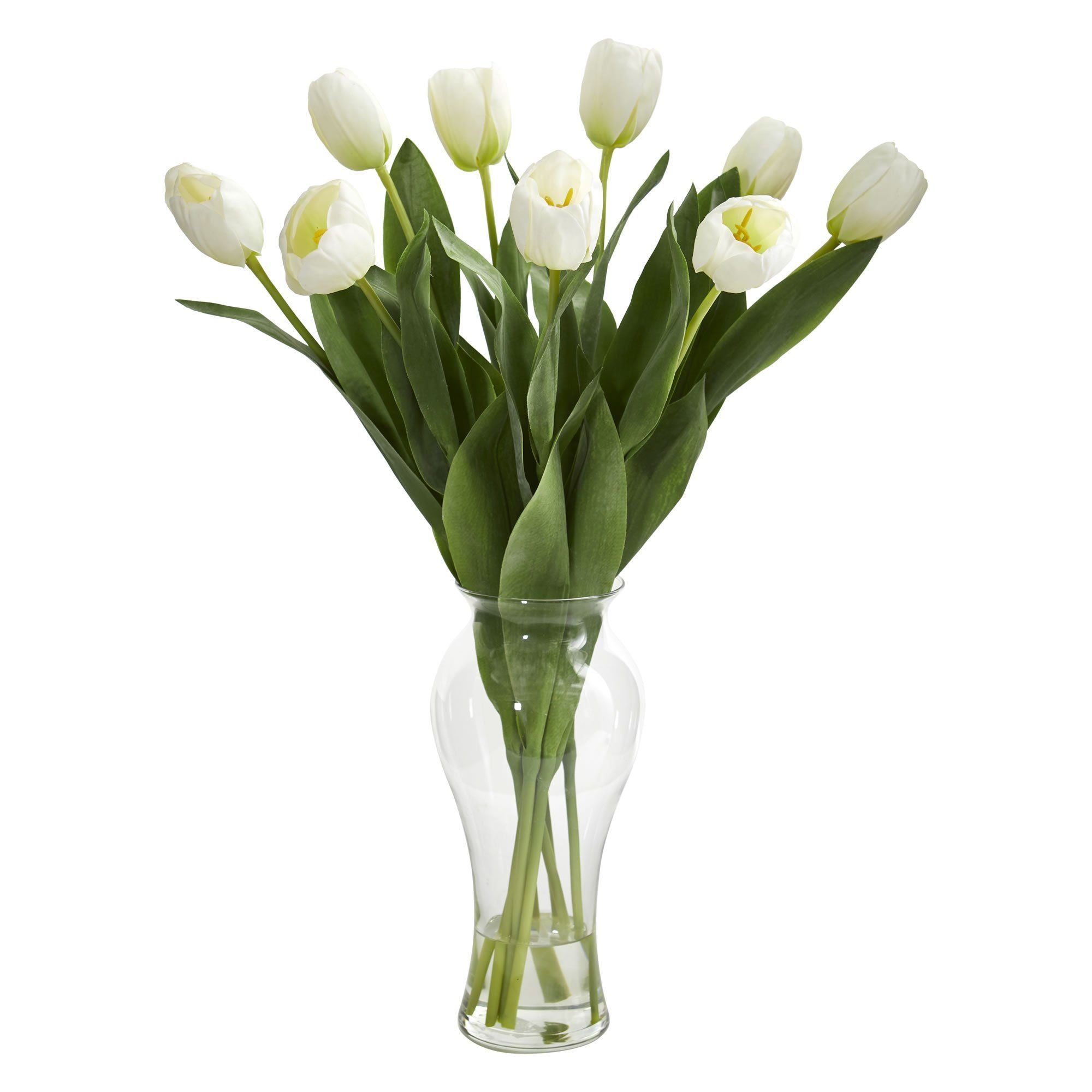 24” Tulips w/Vase