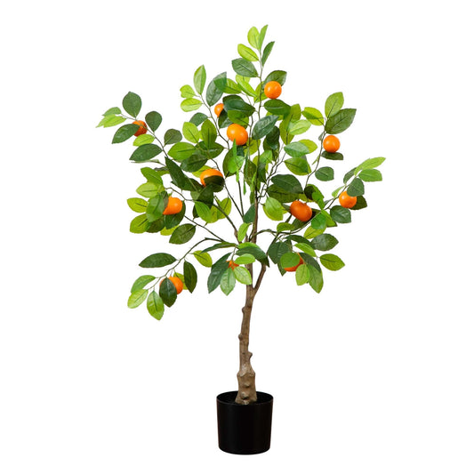 3’ Artificial Tangerine Tree