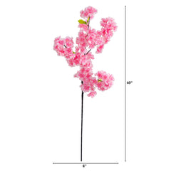 40" Artificial Cherry Blossom Flower  - Set of 3