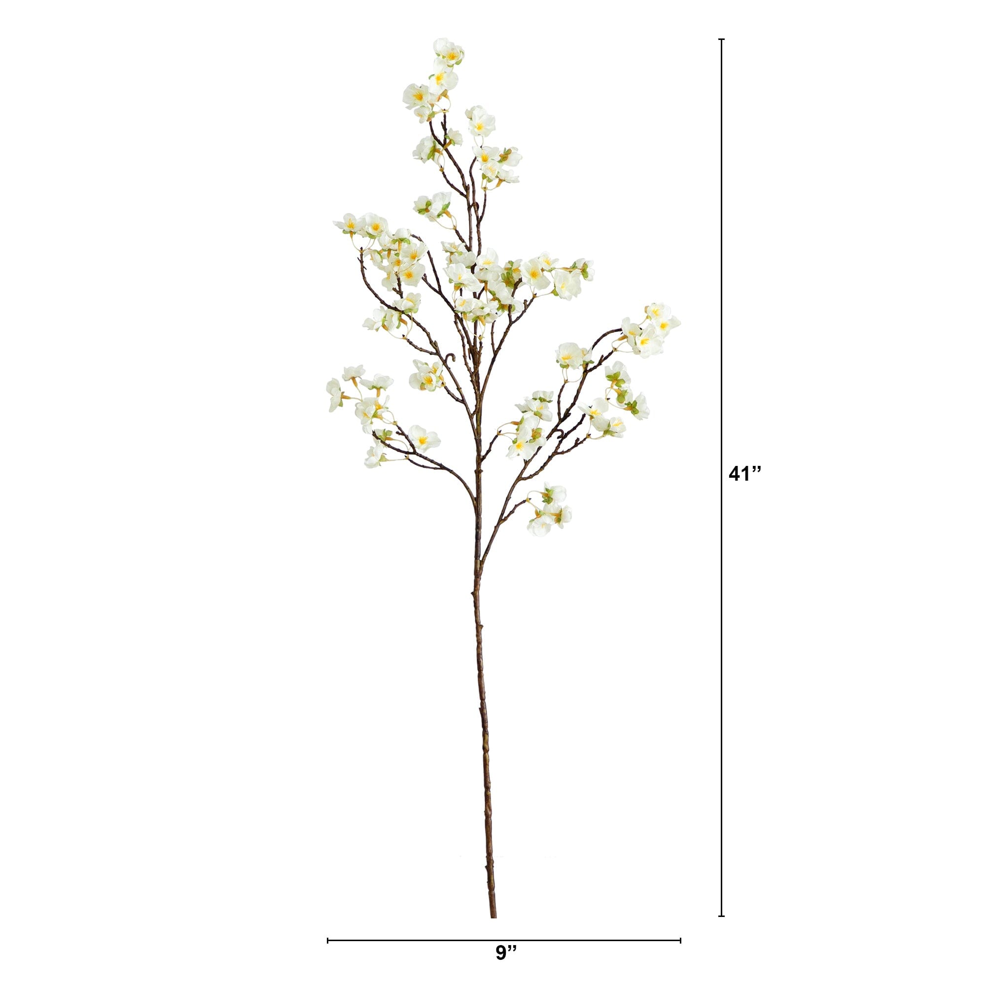 41" Artificial Cherry Blossom Flower Stems - Set of 3