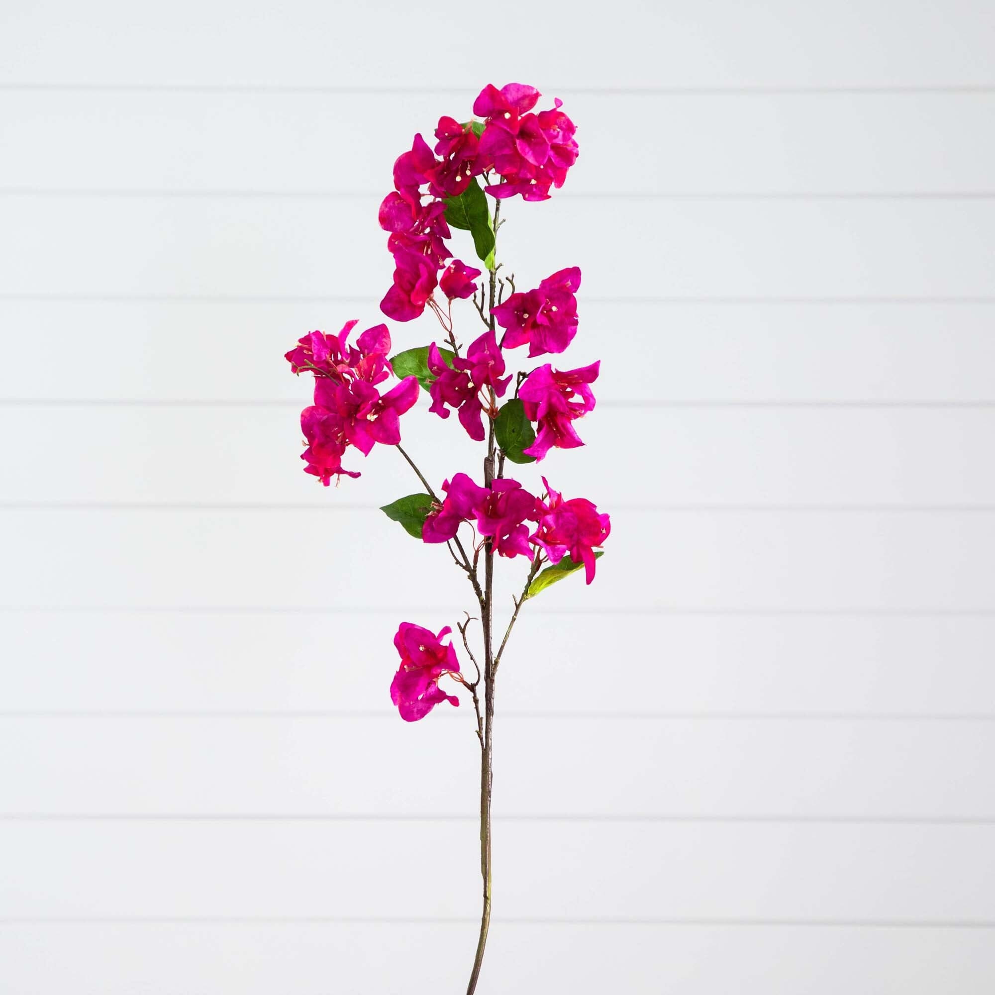 47" Artificial Bougainvillea Flower Stems - Set of 3