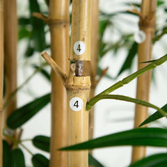 9’ Artificial Bamboo Tree with Real Bamboo Trunks