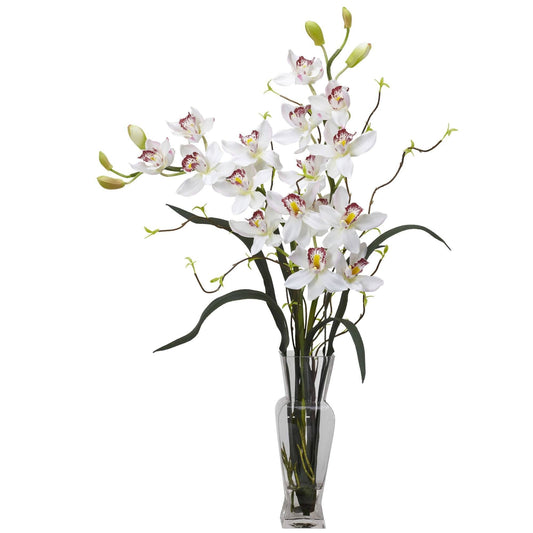 Cymbidium Silk Flower Arrangement