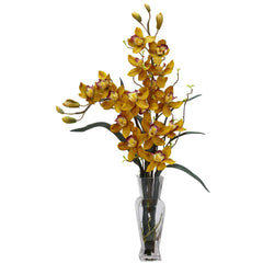 Cymbidium Silk Flower Arrangement