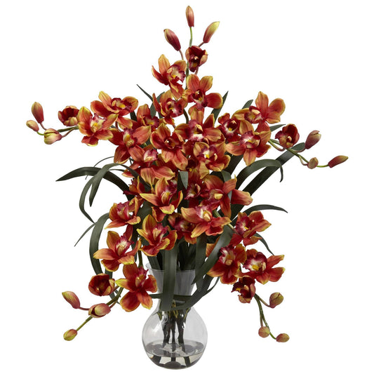 Large Cymbidium w/Vase Arrangement