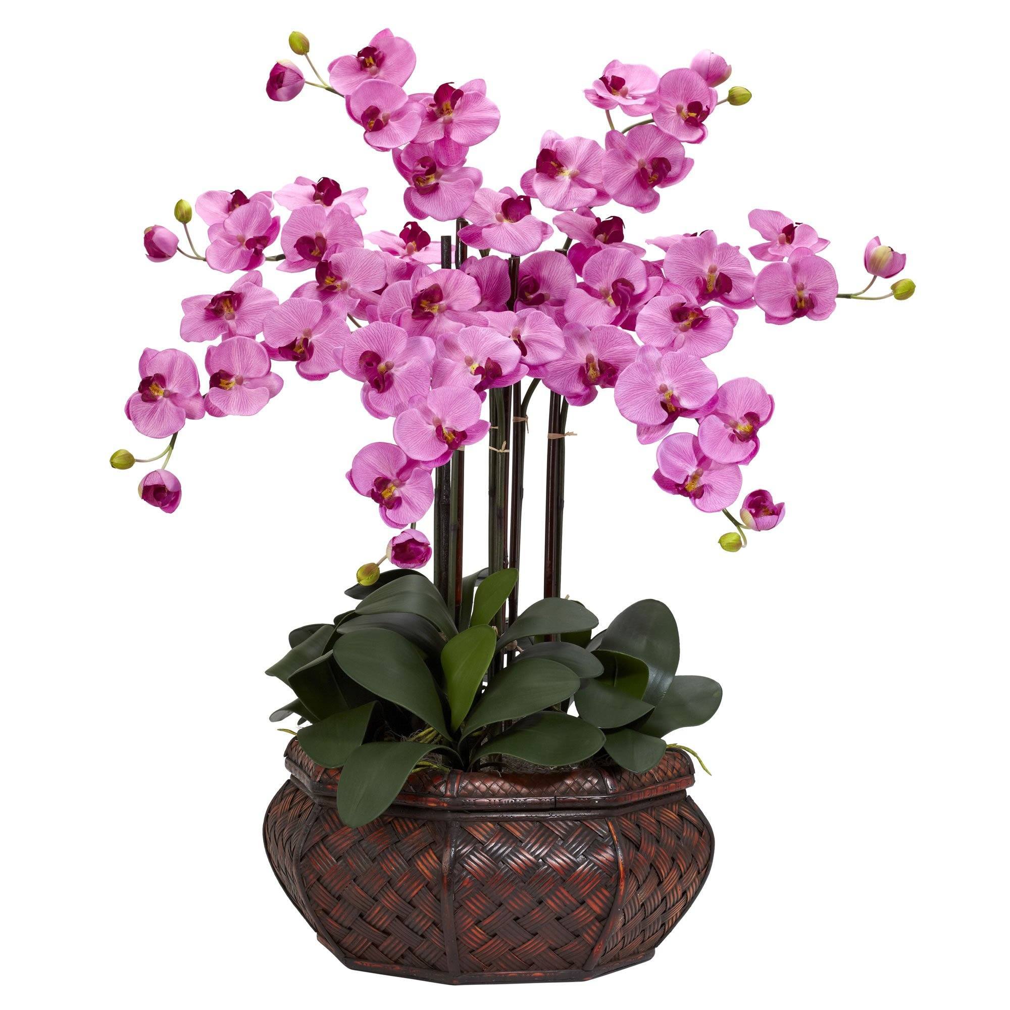 Large Phalaenopsis Silk Flower Arrangement