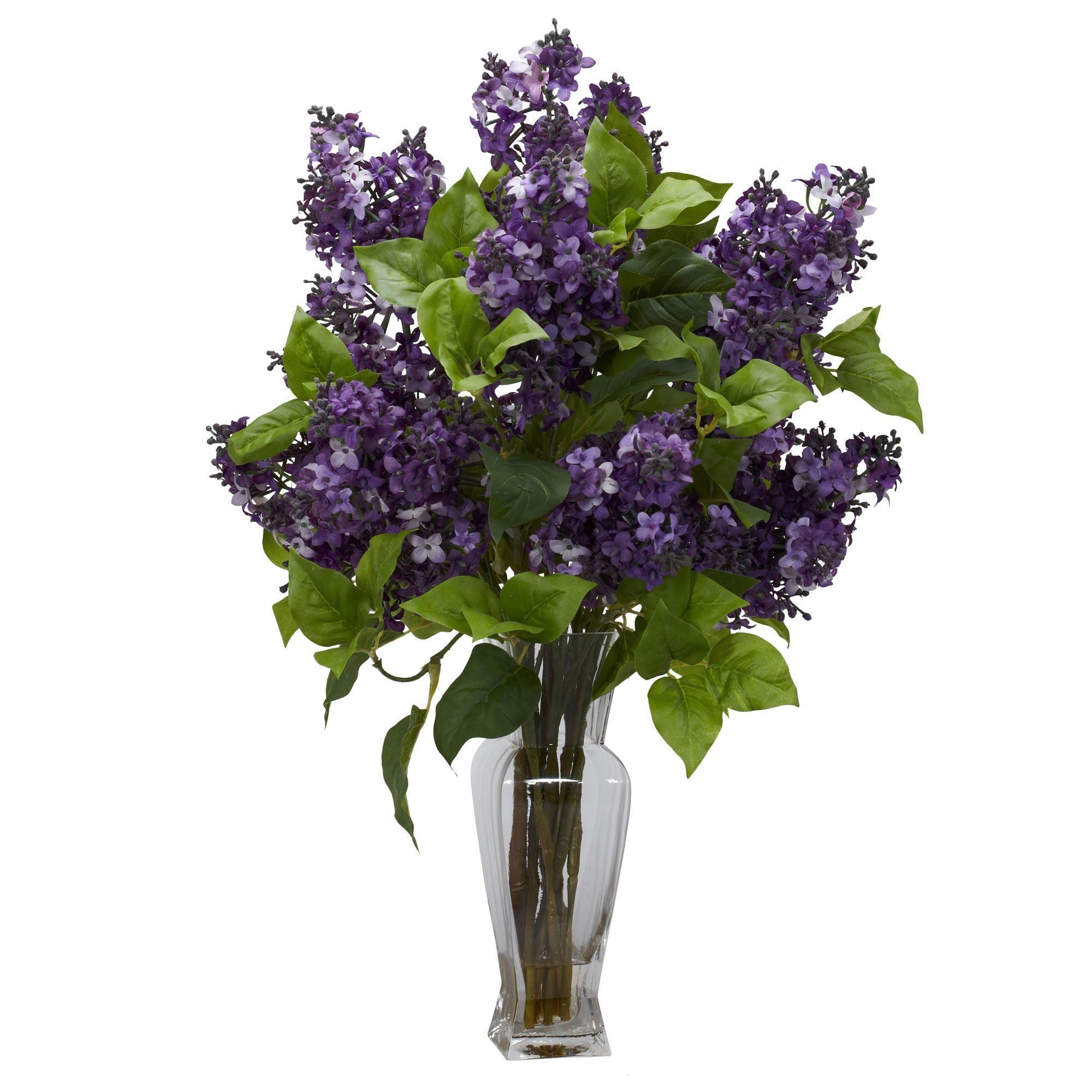 Lilac Silk Flower Arrangement