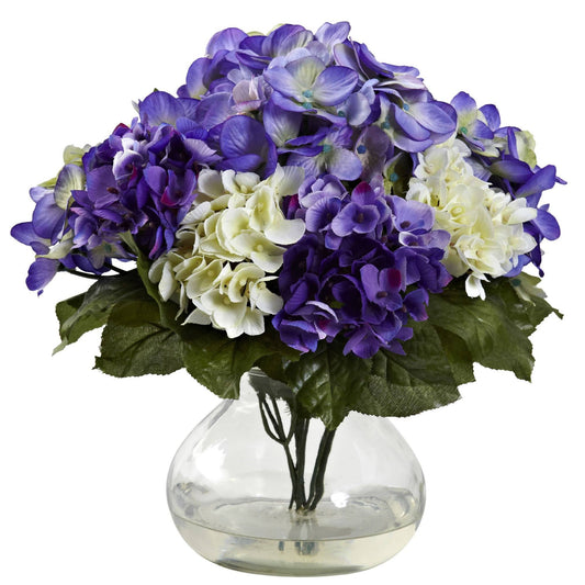 Mixed Hydrangea w/Vase