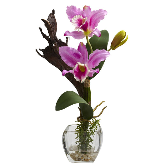 Mixed Orchid w/Cube Arrangements (Set of 3)