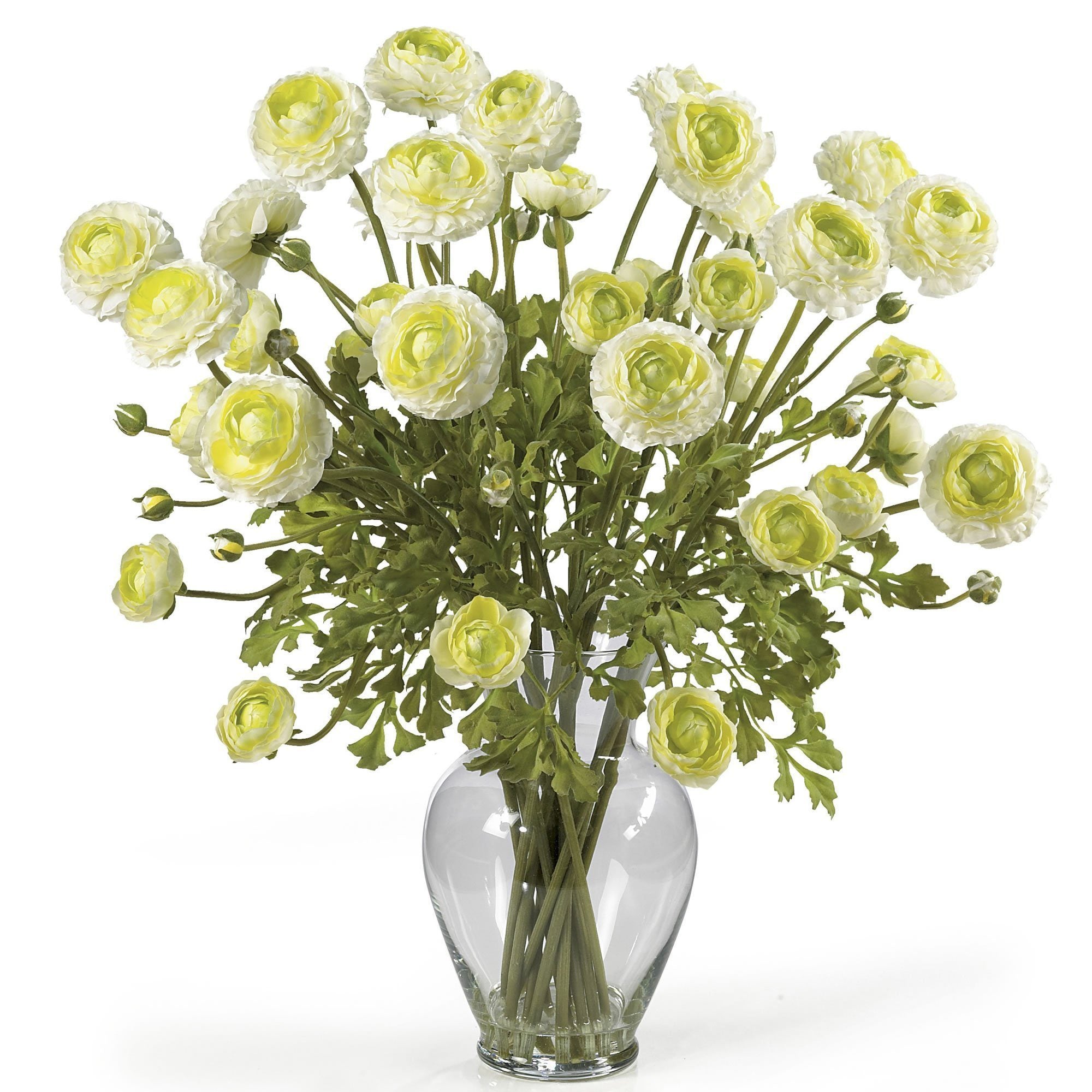 Ranunculus Liquid Illusion Silk Flower Arrangement