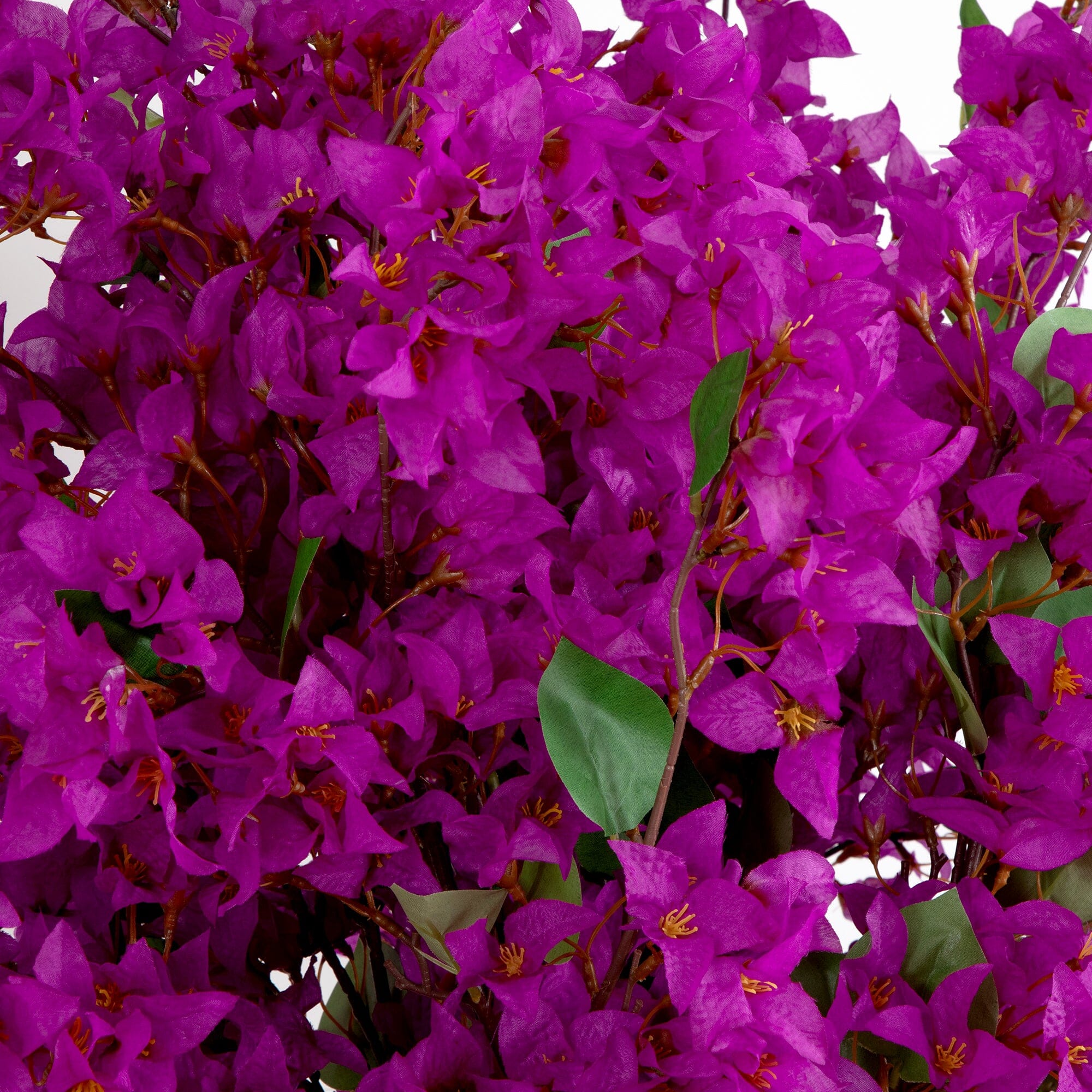 Signature Collection 41” Giant Bougainvillea Artificial Arrangement in Glass Vase