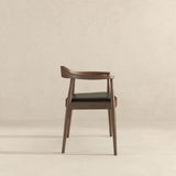 Kelly Black Vegan Leather Dining Chair