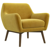 Panom Gold Velvet Lounge Chair