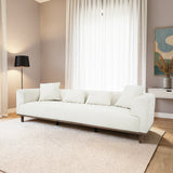 Richardson Cream Velvet Sofa