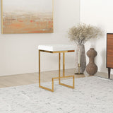 Joel Beige Boucle Counter Stool