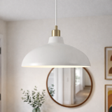 Astral Single Light White Pendant Lamp