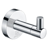 ANZZI Caster Single Robe Hook, RHINO ALLOY Certified Stainless Steel & Zinc, Scratch Resistant Surface, 4 lb. Capacity, Multiple Finishes