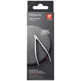 ZWILLING Cuticle Nippers (removes protruding and torn cuticles, precise cutting edge, hypoallergenic), Premium, Silver, 4 inch
