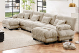 CLOUDIES 173" Sofa 4 Seater with 2 Ottoman