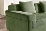 MARTHA 117" 3-Seater Sofa with 2 Ottomans
