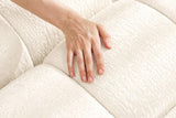 CHARLOTTE 78" 2-Seater Sofa with 1 Ottoman