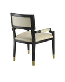 Artemis Leather Armchair, Milk