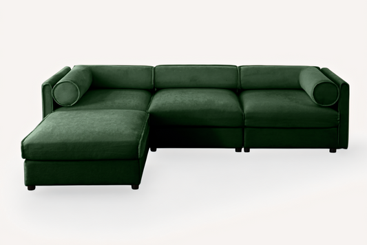 PERTH 109" Sofa 3 Seater with 1 Ottoman