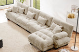 CLOUDIES 173" Sofa 4 Seater with 1 Ottoman