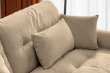 CLOUDIES 94" Loveseat with 1 Ottoman