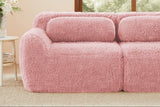 MELLOW 114" 3-Seater Sofa with 3 Ottomans