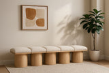 Pavilion - 5 Piece Modular Bench With Natural Base