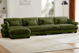 CLOUDIES 173" 4 Seater Sofa with 1 Ottoman