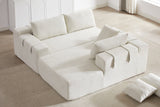 NOUVA 108" Chenille Right Chaise Sectional