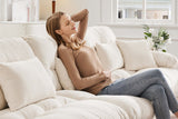 CLOUDIES 134" Sofa 3 Seater with 2 Ottoman