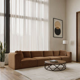 Shaggy - Fabric 4 Seat Modular Sofa